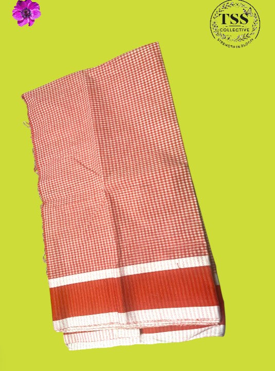 Gamcha Saree – Heritage Cotton Elegance
