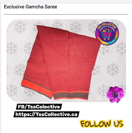 Gamcha Saree – Heritage Cotton Elegance