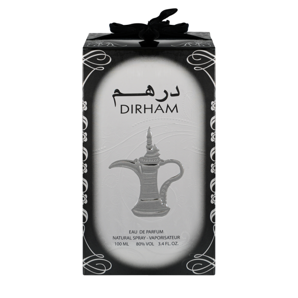 DIRHAM WHITE  (100ml) Fresh • Floral • Woody • Sensual - perfect for evening wear and special occasions.