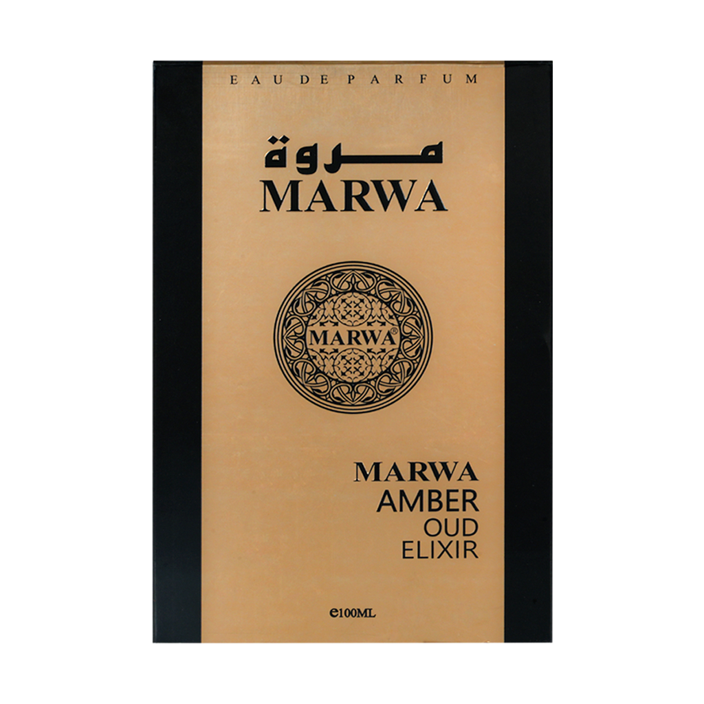 MARWA AMBER OUD ELIXIR (100ml) Fresh • Spicy • Warm • Oriental • Long‑Lasting